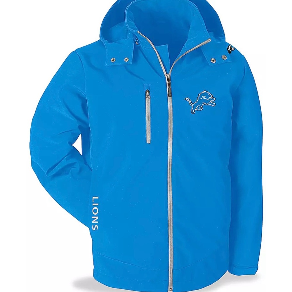Detroit Lions NFL soft shell windbreaker with Logo